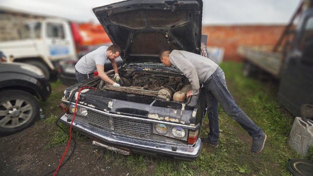 Брошенная Чайка. ГАЗ-14 из Гаража Особого Назначения. Оживление.