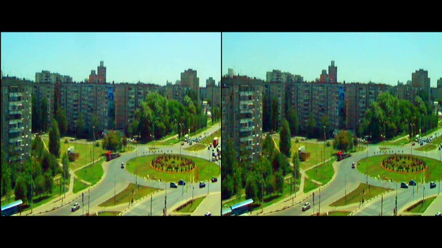 Легка на помине полная 3D горизонтальная стереопара версия