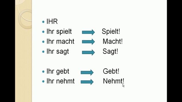 Imperativ/ повелительное наклонение в немецком языке. Учить немецкий онлайн