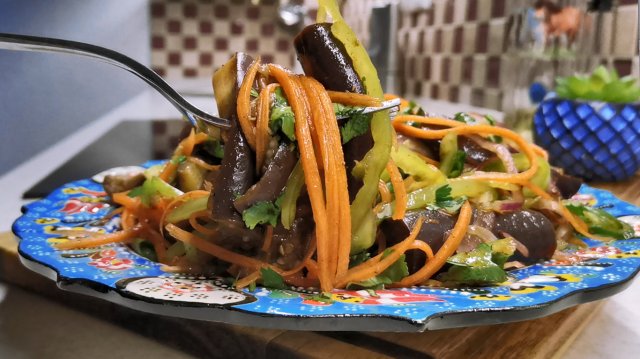 Все БАКЛАЖАНЫ уходят на эту закуску по-корейски! ВКУСНОТА необыкновенная и готовить всего 15 минут!