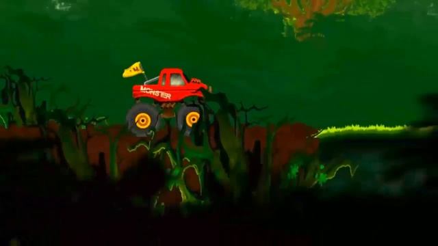 МОНСТР ТРАК - ГОНКИ в джунглях! Мультик для детей про МОНСТР ТРАК / Monster TRUCKS RACES