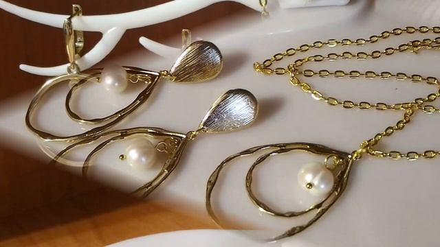 Авторские украшения с жемчугом