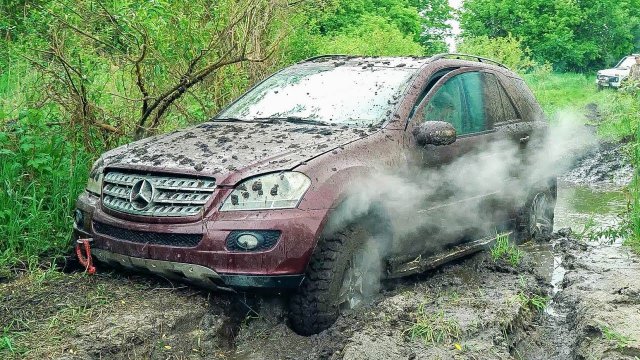А МЕРС был хороший... Поспорил ГЕЛИК против MERCEDES ML на БЕЗДОРОЖЬЕ