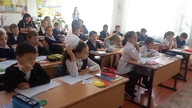 Фрагмент урока математики 2 класс. Тема: Решение задач. Учитель: Алибаева А.А.