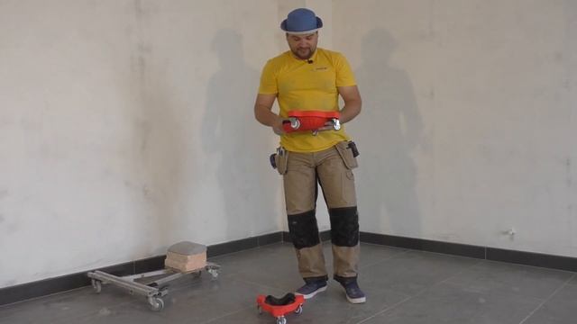 Строительные наколенники на колесах DLT Knee Pads - лучшая замена кресла плиточника
