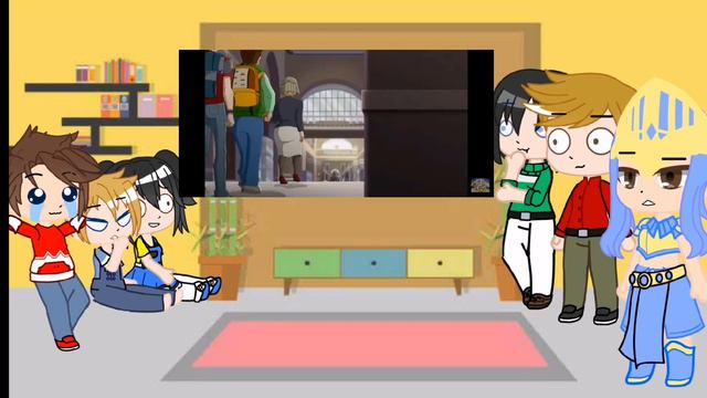 Реакция семьи Лео + Кефер и Лео на египтус на "будущее" 1/26 ||гачаклуб||