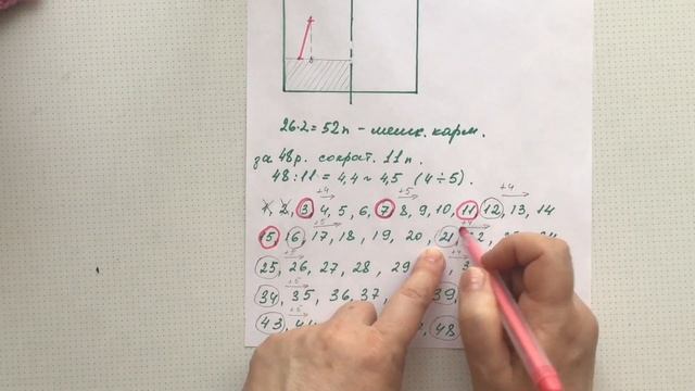 Наклонный цельновязаный карман. Мастер класс