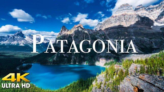 FLYING OVER PATAGONIA (4K UHD) - Relaxing Music Along With Beautiful Nature Videos - 4K Video
