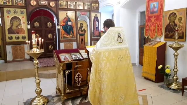 Молебен о здравии и исцелении. Священник Антоний Русакевич
