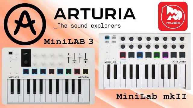 Миди-контроллер ARTURIA MiniLAB 3. Что нового?