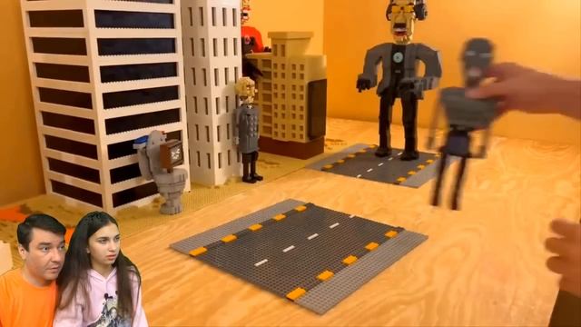 ПЛАСТИЛИНОВАЯ ТВ ВУМЕН РОЖАЕТ ? Скибиди Туалет, Skibidi Toilet ПЛАСТИЛИН, LEGO Валеришка