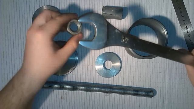 Самодельный (DIY) съемник для ступичных подшипников