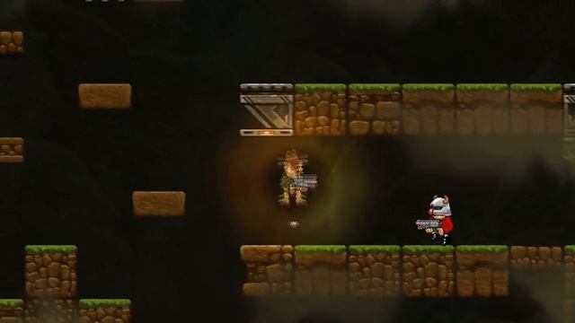 "Platformines" development update 3:  Characters shooting (HD)