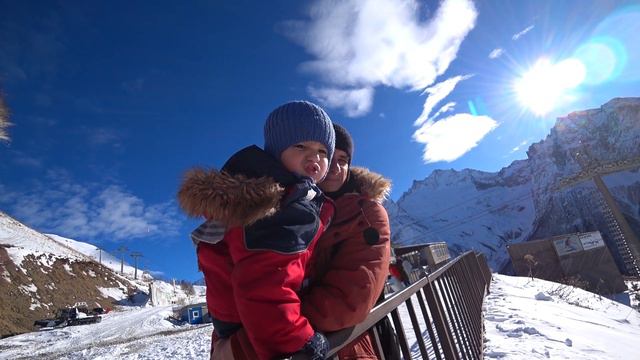 Домбай зимой. Где покататься на ватрушках? Отдых на один день 30 декабря.