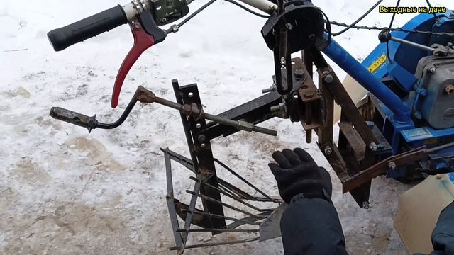 Обзор навески для Мотоблока с адаптером.