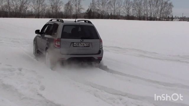 Субару форестер sh офроуд offroad по снегу