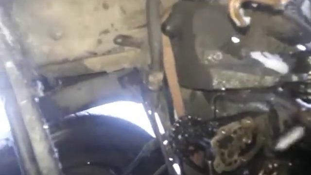 Снять Поддон на рено Логан без снятия подрамника