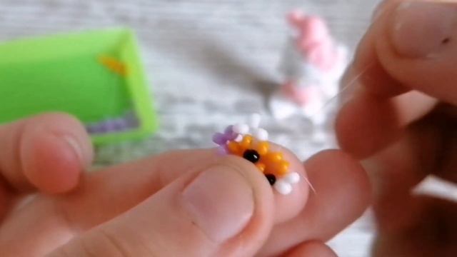 ?КОЛЬЦО С ЛИСИЧКОЙ ИЗ БИСЕРА / Кольцо С Лисёнком Из бисера ?