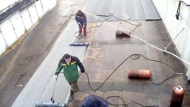 Срочный ремонт мягкой кровли на гаражах