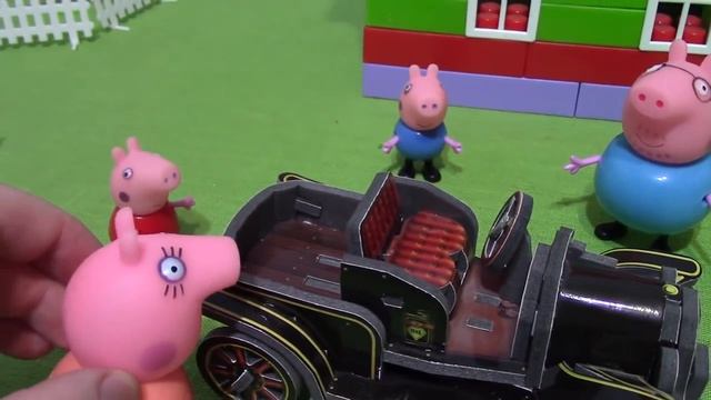 Мультик из Игрушек. Папа Свин Купил новую Машину! Свинка Пеппа