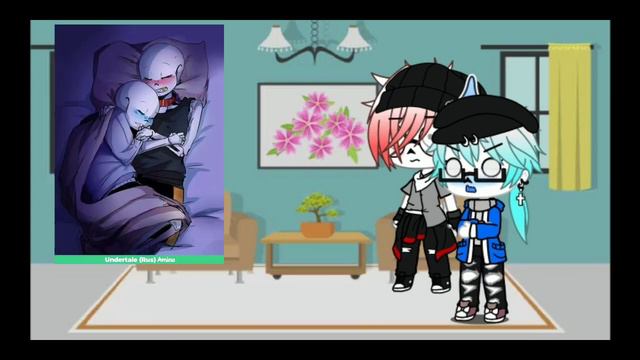 ||~Реакция на шипы~||^•Классик!Санс и Фелл!Санс•^||°GachaClub°||