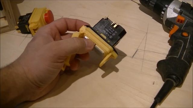 KLD-28A пусковая кнопка для фрезера или циркулярки