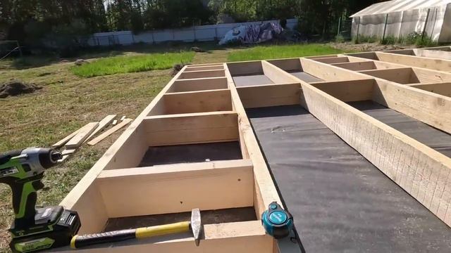 полы каркасного дома