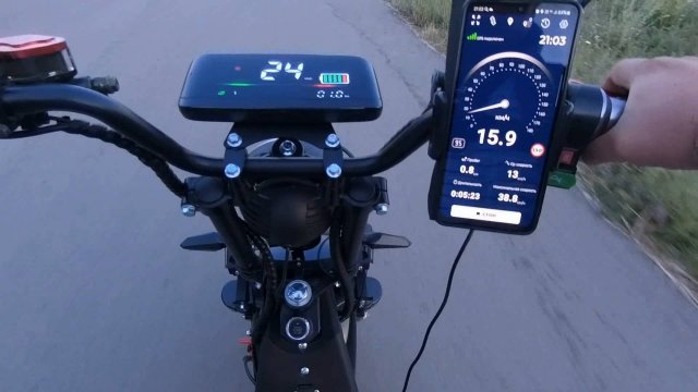 Замер скорости электроскутера по GPS
GT X11 pro