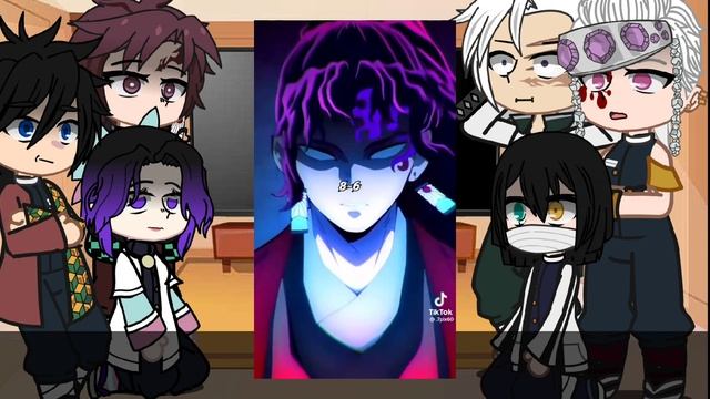 demon slayer(kimetsu no yaiba) reacts to yoriichi/клинок рассекающий демонов(крд)реагирует на ёриич