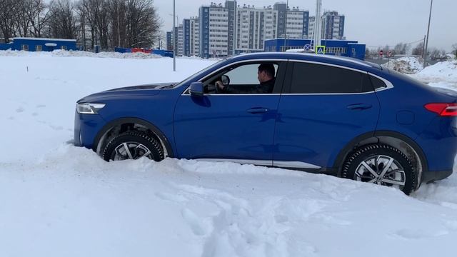 Haval F7x в снегу - отлично | Хавал ф7х отзыв владельца | дорога по снегу.