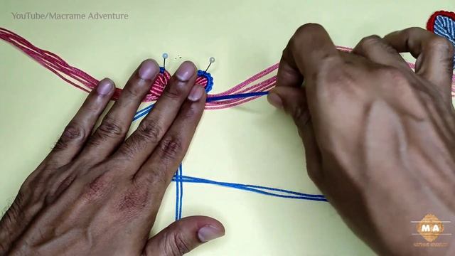 DIY Handmade Macrame Butterfly keychain