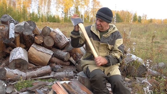 ? Как насадить колун.