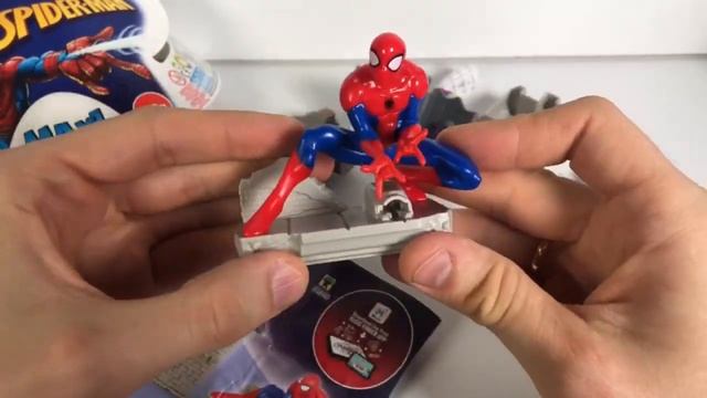 Огромный Киндер Сюрприз ВЕСНА ПАСХА 2020 Человек Паук Марвел