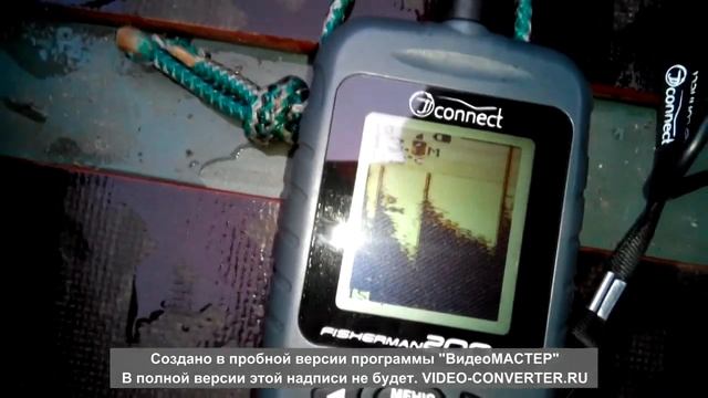 успешная рыбалка на щуку! эхолот fisherman 200 работает!