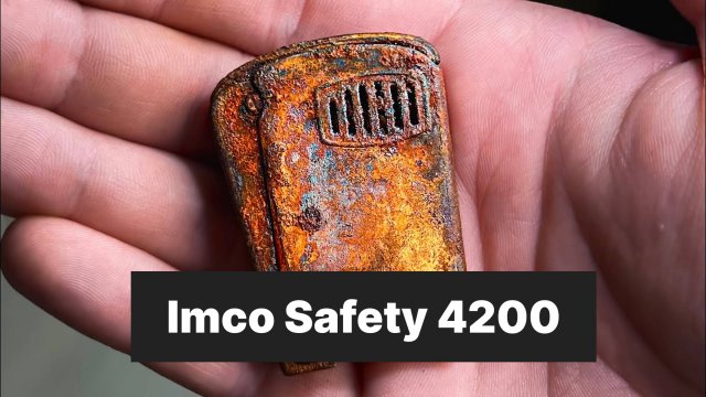 Реставрация зажигалки Imco Safety 42 (1935 год)