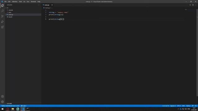 python работа со строками - python для начинающих