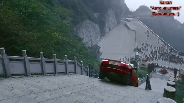 Range Rover Sport PHEV забрался на лестницу с 999 ступенями!!!