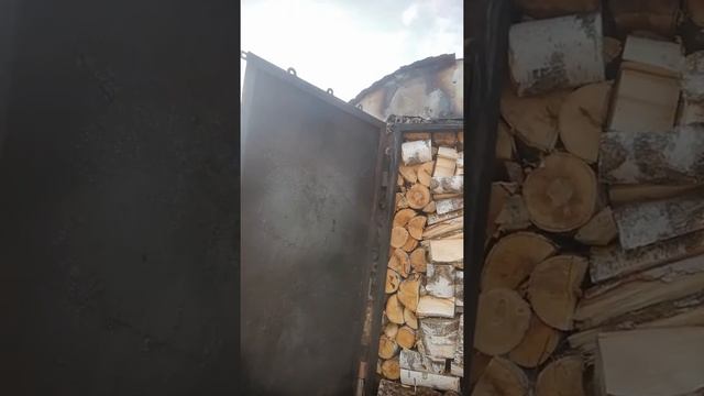 Производство древесного угля, часть 1я