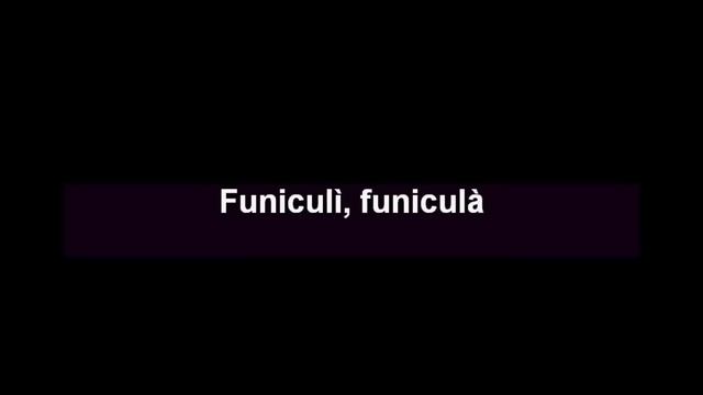 Andrea Bocelli - Funiculi Funicula Lyrics