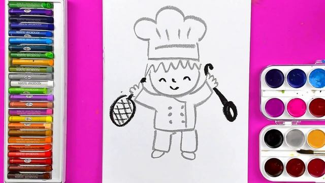 Рисуем Маленького ПОВОРА - уроки рисования от РыбаКит