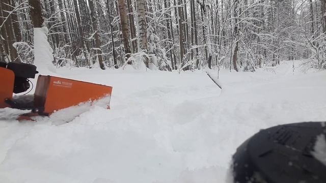 Застрял в лесу.Мотобуксировщик подвёл меня. мотобуксировщик гепард LONG15