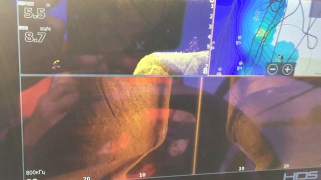 Lowrance HDS 9 Live обзор с воды. Как показывает? View from the water Lowrance HDS 9 Live.