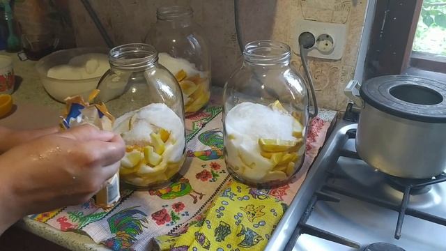 Компот из кабачков "лживый ананас". Заготовки впрок, подготовка к зиме.