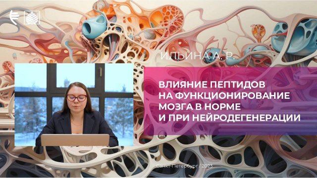 Влияние пептидов на функционирование мозга в норме и при нейродегенерации.