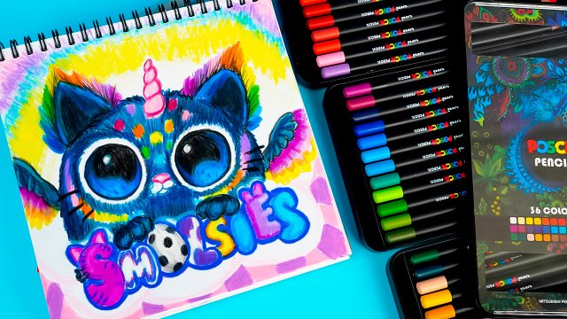 Обзор необычных карандашей POSCA на поделки самоделки