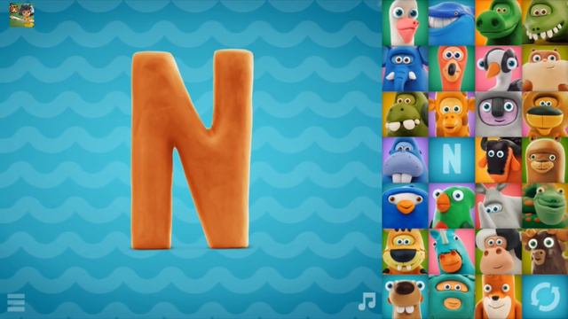 Los animales enseñan el alfabeto. Plastilina ALFABETO. Talking ABC&ZOO Alphabet. Plasticine ALPHABE
