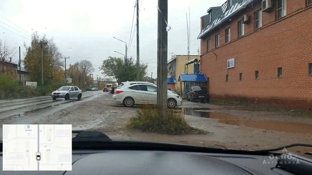 Город Вологда, Заречье. Учебный маршрут № 1