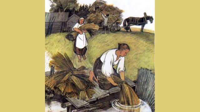 К. Ушинский "Как рубашка в поле выросла".