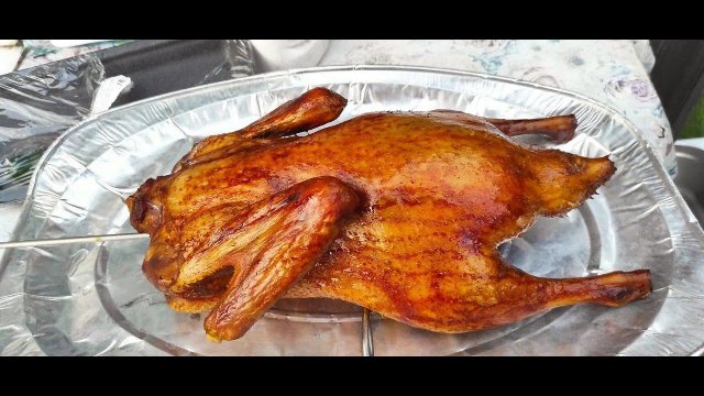 Утка горячего копчения.Утка варёно копчёная.Коптим утку.