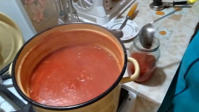 Как закрыть томатный морс из помидор на зиму ?